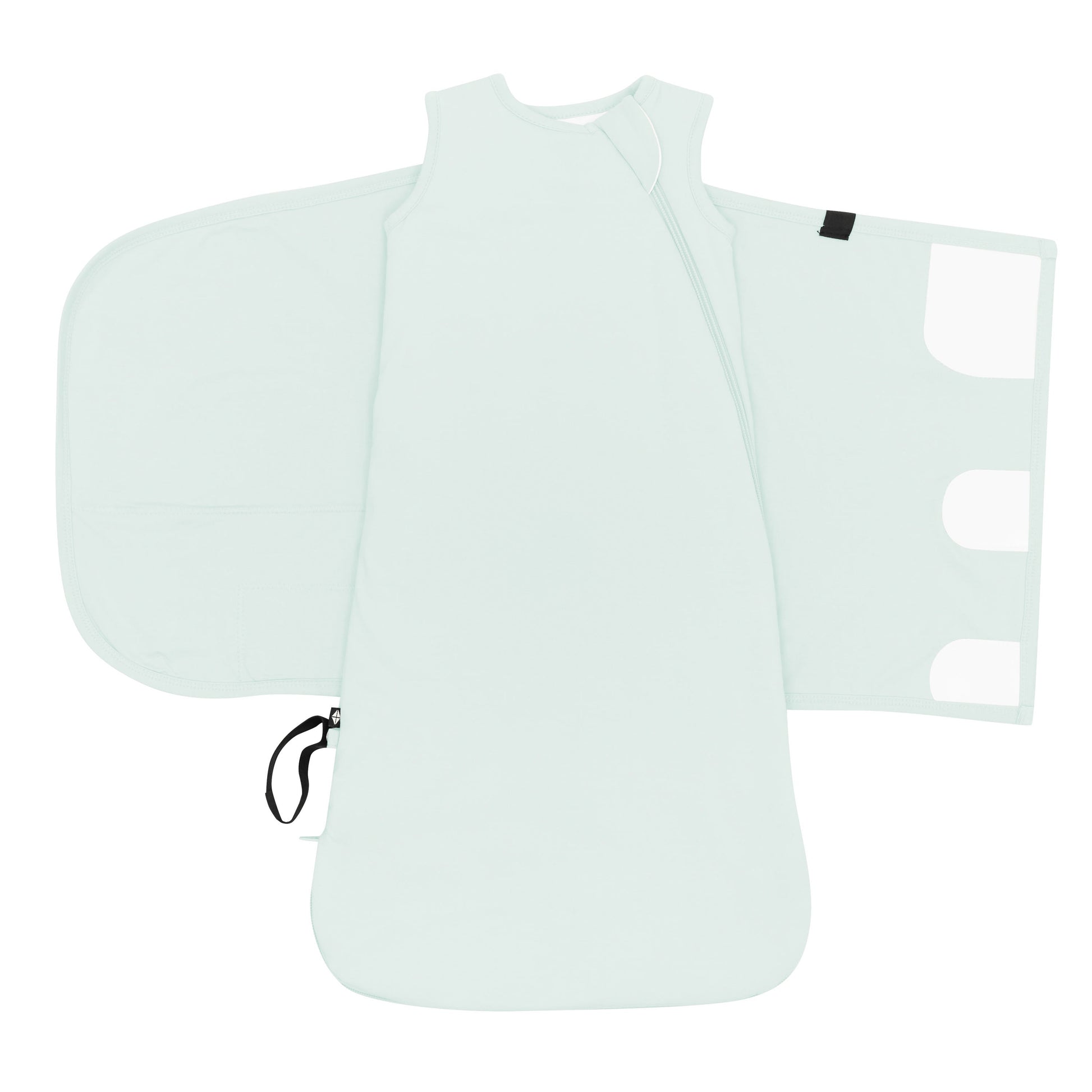 Velcro closure on bamboo Sleep Bag Swaddler in Dew 1.0 