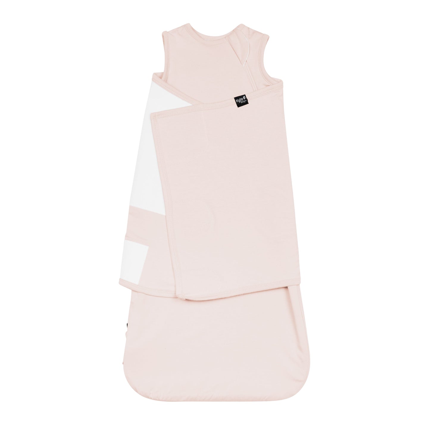 Sleep Bag Swaddler in Blush 0.5 shown swaddled