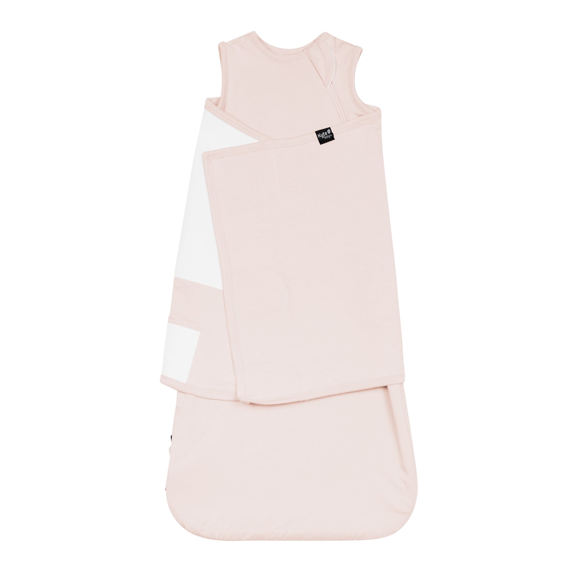 Sleep Bag Swaddler in Blush 0.5 shown swaddled